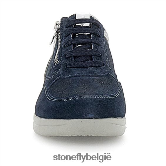 Stonefly aurora 20 velours donkerblauw 444TZ95 vrouwen schoenen