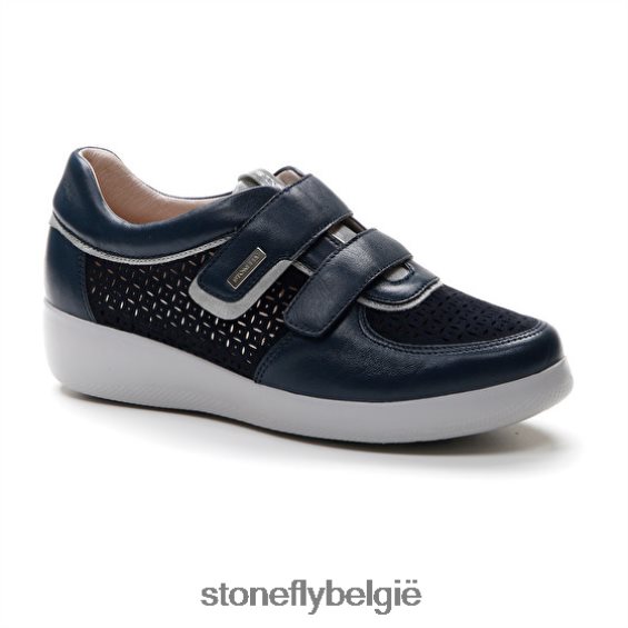 Stonefly paseo iv 26 nappa lth/velours donkerblauw 444TZ109 vrouwen schoenen