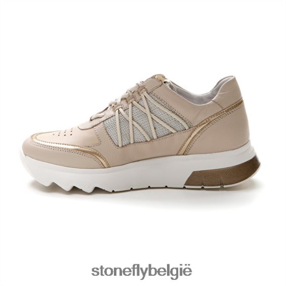 Stonefly spock 34 nappa th/textiel licht kaki 444TZ57 vrouwen schoenen