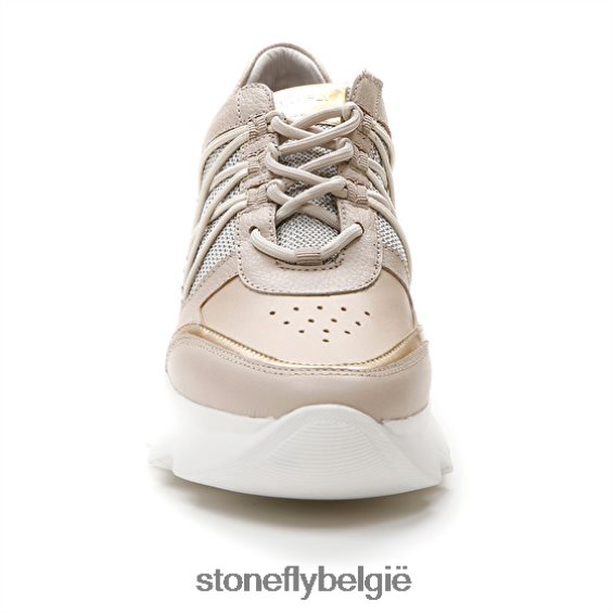 Stonefly spock 34 nappa th/textiel licht kaki 444TZ57 vrouwen schoenen