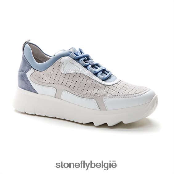 Stonefly spock 36 nappa lth/velours blauw 444TZ54 vrouwen schoenen