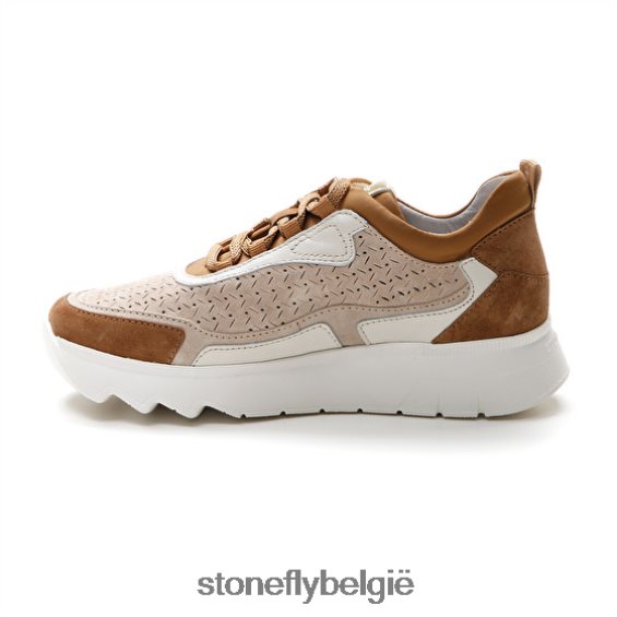 Stonefly spock 36 velours khaki 444TZ55 vrouwen schoenen