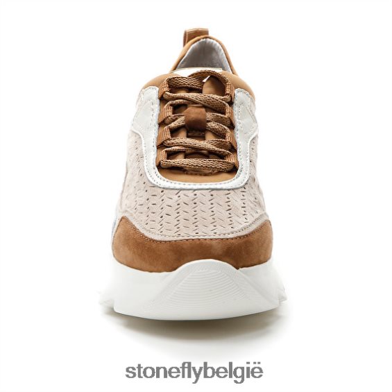 Stonefly spock 36 velours khaki 444TZ55 vrouwen schoenen