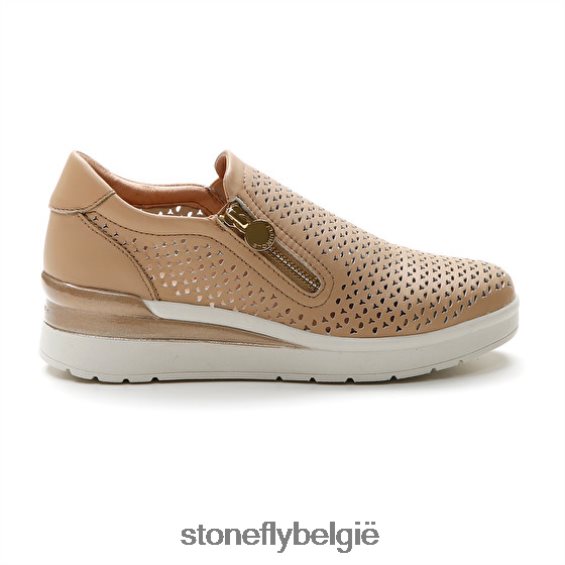 Stonefly creme 25 nappa lth lichtbruin 444TZ90 vrouwen schoenen